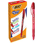 BIC Gel-ocity Illusion Gel-Tintenroller 0.4 mm Rot 12 Stück von BIC