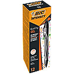 BIC Gel-ocity Quick Dry Gel Tintenroller Medium 0,4mm Schwarz 12 Stück von BIC