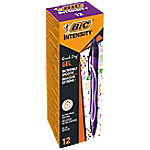 BIC Gel-ocity Quick Dry Tintenroller Lila Mittel 0.30 mm Nachfüllbar 12 Stück von BIC