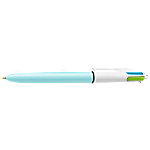 BIC 4 Colours Fun Kugelschreiber Hellgrün, Lila, Pink und Türkisblau Mittel 0.4 mm von BIC