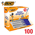 BIC Cristal Original Kugelschreiber Blau Mittel 0.4 mm 100 Stück von BIC