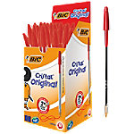 BIC Cristal Original Kugelschreiber Rot Mittel 0.4 mm 50 Stück von BIC