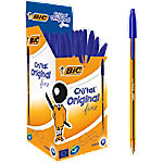 BIC Cristal Original Fine Kugelschreiber Blau Fein 0.3 mm 50 Stück von BIC