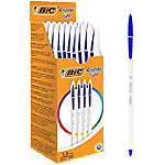 BIC Cristal Up Kugelschreiber Blau Mittel 0,35 mm 20 Stück von BIC