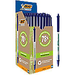 BIC Kugelschreiber Ecolution Clic Stic 0.4 mm Blau 50 Stück von BIC