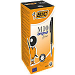 BIC Kugelschreiber M10 0.3 mm Schwarz 50 Stück von BIC