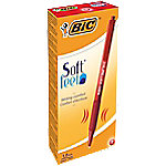 BIC Kugelschreiber SoftFeel® 0.4 mm Rot 12 Stück von BIC