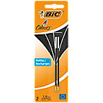 BIC Kugelschreibermine 4 Colours 0,4 mm Schwarz 2 Stück von BIC