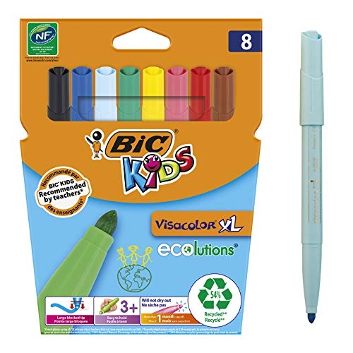 Bic 829006 KIDS Fasermaler Visacolor, 8er Kartonetui Bic 829006 KIDS Fasermaler Visacolor, 8er Kartonetui von BIC