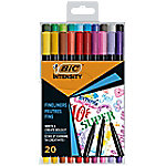 BIC Intensity Fineliner CEL1011728 0,8 mm Farbig Sortiert 20 Stück von BIC