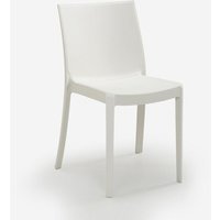 Bica - Startbarer Außenstuhl mit Gema Polypropylenstruktur - White von BICA
