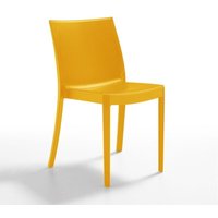 Für Außen stapelbarer Stuhl Garten Bar Restaurant Polypropylen Perla BICA Farbe: Gelb von BICA