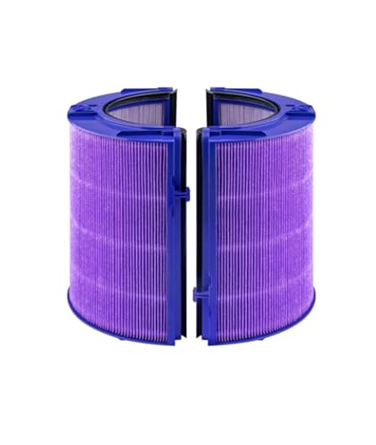 Ersatzfilter For Luftreiniger, Kompatibel Mit Dyson, HP04 TP04 DP04 TP05 DP05, Zweistufiger 360° Pure Cool Fan-Kombi-Glasfilter(H Purple Filter) von BICOTLAZC