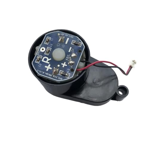 Staubsauger Roboter Staubsauger Seite Bürstenmotor, Kompatibel For Midea, VCR15 VCR16 Roboter Staubsauger Motor Teile Zubehör(R wheel 1PCS) von BICOTLAZC