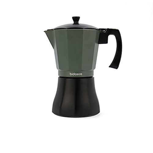 Bidasoa Vera Kaffeemaschine, grün, Aluminium, 12 Tassen von Bidasoa