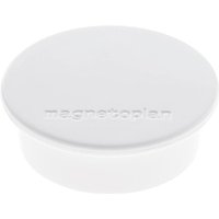 Magnetoplan - Magnet Discofix Color (ø x h) 40 mm x 13 mm rund Weiß 10 St. 1662000 von magnetoplan
