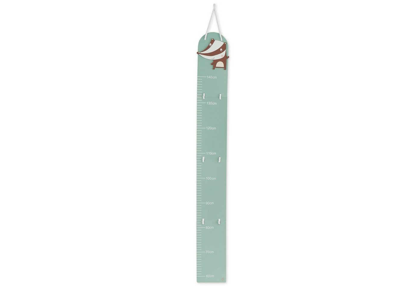 BIECO Messlatte Bieco Holz Messlatte Kinder Dachs Skala 0,6-1,4m Wand Dekoration BIECO Messlatte Bieco Holz Messlatte Kinder Dachs Skala 0,6-1,4m Wand Dekoration von BIECO