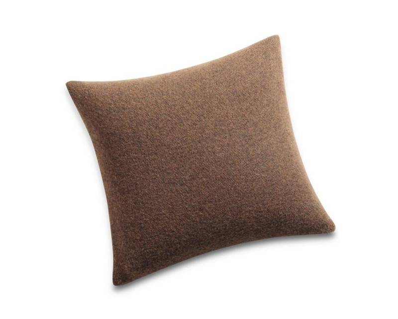 Wolldecke Biederlack Kissen 40 x 40 cm terra, Biederlack, Tagesdecke Kuscheldecke Decke Wohndecke von Biederlack