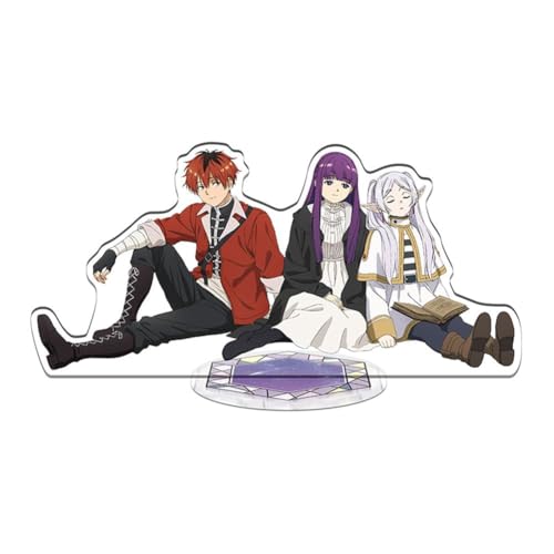BIEGMAI Frieren Beyond Journey's End Acryl Standfigur Frieren Beyond Journey's End Merch Acryl Stehfigur Modell Desktop Dekoration Ornament (Typ 15, 20 cm) von BIEGMAI