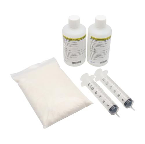 BIENE24 Oxalsäuredihydrat-Lösung Set 3,5% (m/V) gegen Varroamilbe (1 Liter) (Oxalsäure) inkl. Spritzen von Serumwerk für Bienen Imkerei Imker Winterbehandlung Träufelbehandlung von BIENE24.DE