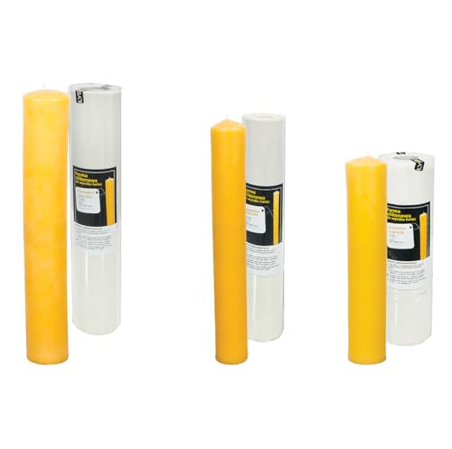 BIENE24.DE Kerzengießform Stabkerze Silikonform Kerzen Bienenwachs Bienen Imkerei Verschiedene Größen, 350 x 30 mm von BIENE24.DE