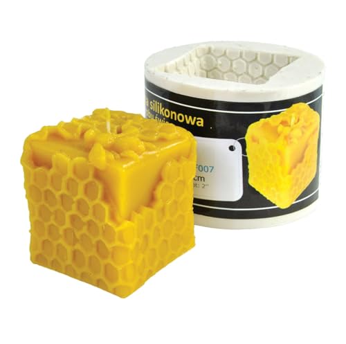 BIENE24.DE Kerzengießform Wabenwürfel Silikonform Kerzen Bienenwachs Waben Biene BIENE24.DE Kerzengießform Wabenwürfel Silikonform Kerzen Bienenwachs Waben Biene von BIENE24.DE