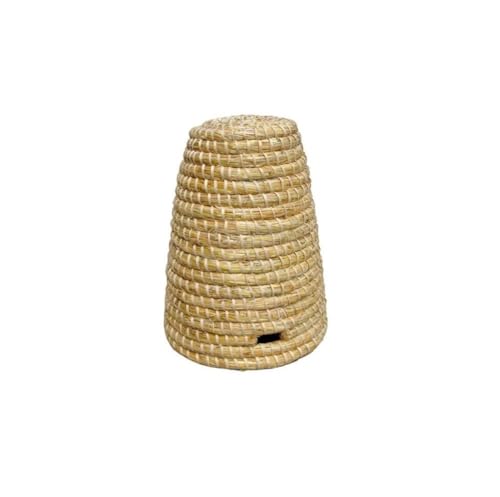 Bienen Strohkorb Imkerei Bienen Deko Bienenhaus, 25 cm von BIENE24.DE