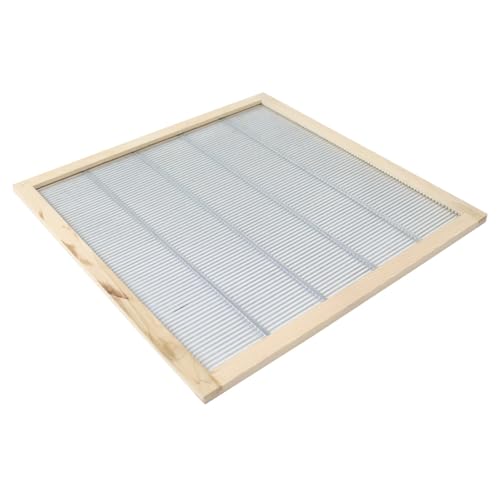 Dadant US Absperrgitter 12er mit Holzrahmen (51x51) Metall Bienen Imkerei von BIENE24.DE