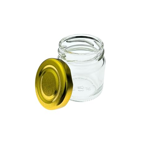 BIENEN SCHMIDT 48 Stück Mini Gläser 50g / 53ml Twist off Gläser Rundgläser Einweckgläser Einmachgläser Portionsgläser Kaviar Marmeladengläser Honig Obstgläser Probiergläser Imker Glas BIENEN SCHMIDT 48 Stück Mini Gläser 50g / 53ml Twist off Gläser Rundgläser Einweckgläser Einmachgläser Portionsgläser Kaviar Marmeladengläser Honig Obstgläser Probiergläser Imker Glas von BIENEN SCHMIDT