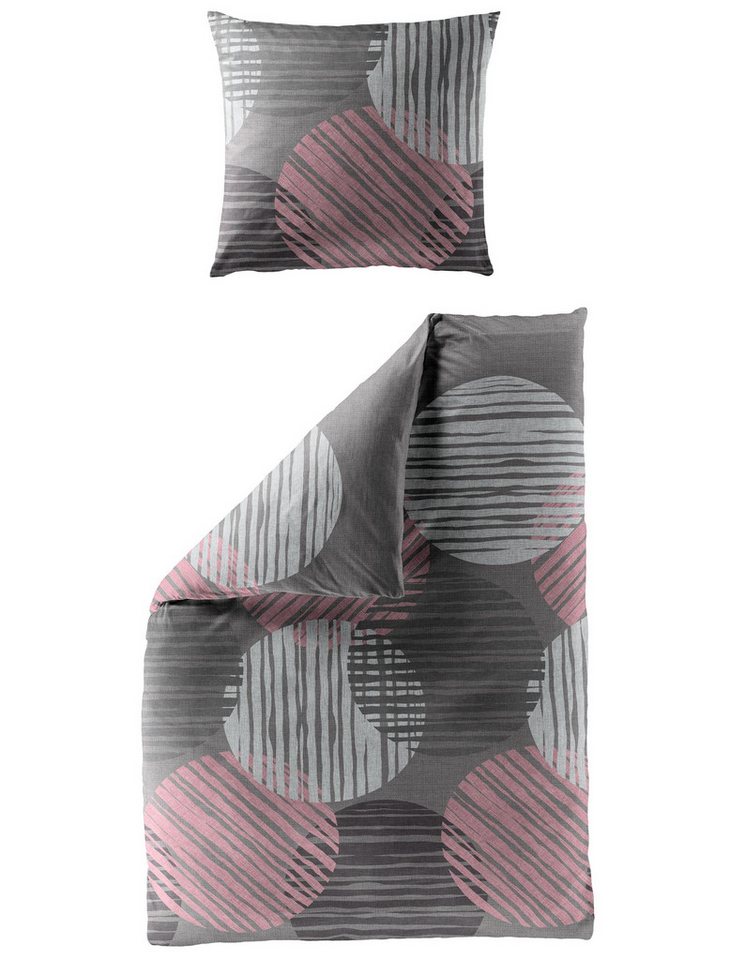 BIERBAUM Bettwäsche BIERBAUM Bettwäsche Mako-Satin rosa 155x220cm, mit 1 Kissen BIERBAUM Bettwäsche BIERBAUM Bettwäsche Mako-Satin rosa 155x220cm, mit 1 Kissen von BIERBAUM