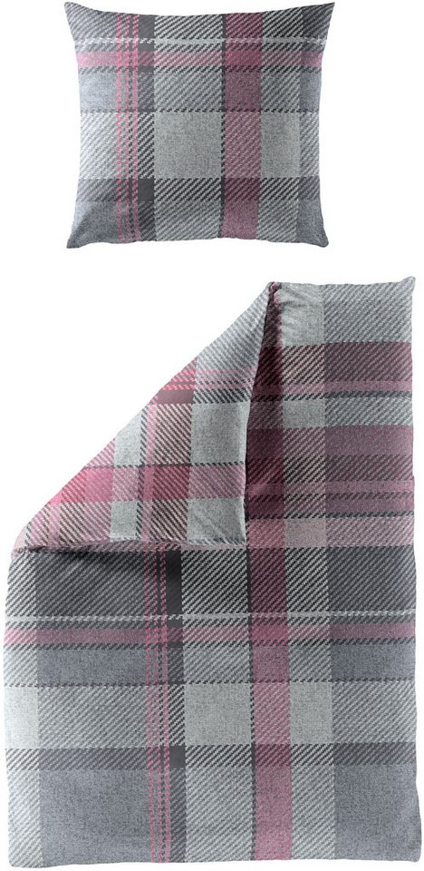 BIERBAUM Bettwäsche Maxi, Renforcé, 2 teilig, Renforce, 100 % Baumwolle, pflegeleicht von BIERBAUM