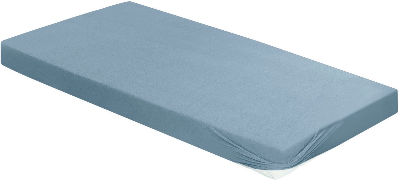 BIERBAUM Spannbettlaken Biber, kuschelig warm im Winter, Biber, Gummizug: rundum, (1 Stück), 100% Baumwolle, pflegeleicht, für Matratzen bis 20 cm Höhe von BIERBAUM