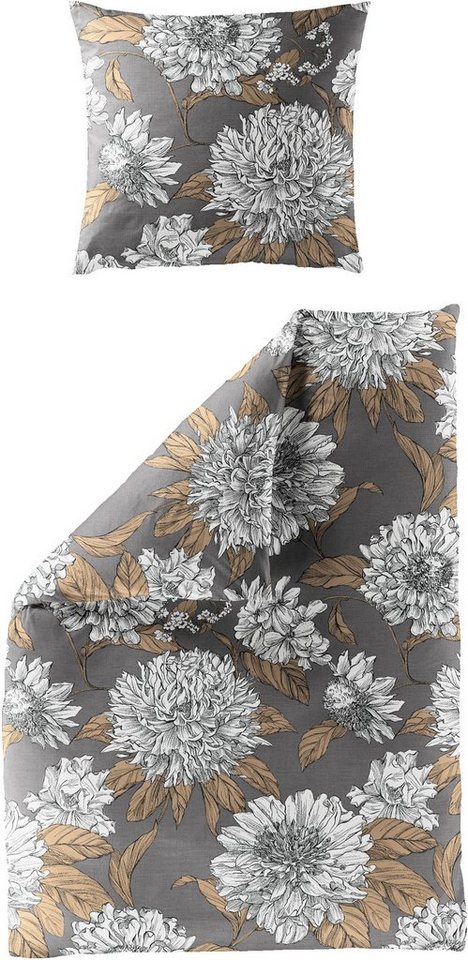 BIERBAUM Bettwäsche 4059, Mako-Satin, 2 teilig, Mako-Satin, 100 % Baumwolle, pflegeleicht, floral BIERBAUM Bettwäsche 4059, Mako-Satin, 2 teilig, Mako-Satin, 100 % Baumwolle, pflegeleicht, floral von BIERBAUM
