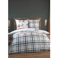 Bettwäsche-Garnitur mit idyllischen Winterdessin Bettwäsche-Garnitur mit idyllischen Winterdessin von BIERBAUM