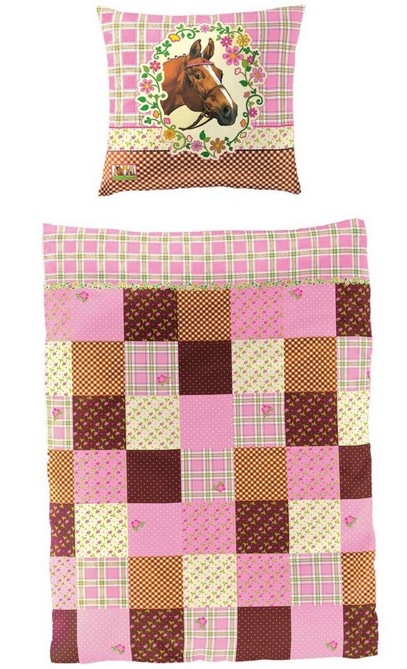 BIERBAUM Kinderbettwäsche Pferdefreunde Pferde 80 x 80 135 x 200 cm BIERBAUM Kinderbettwäsche Pferdefreunde Pferde 80 x 80 135 x 200 cm von BIERBAUM