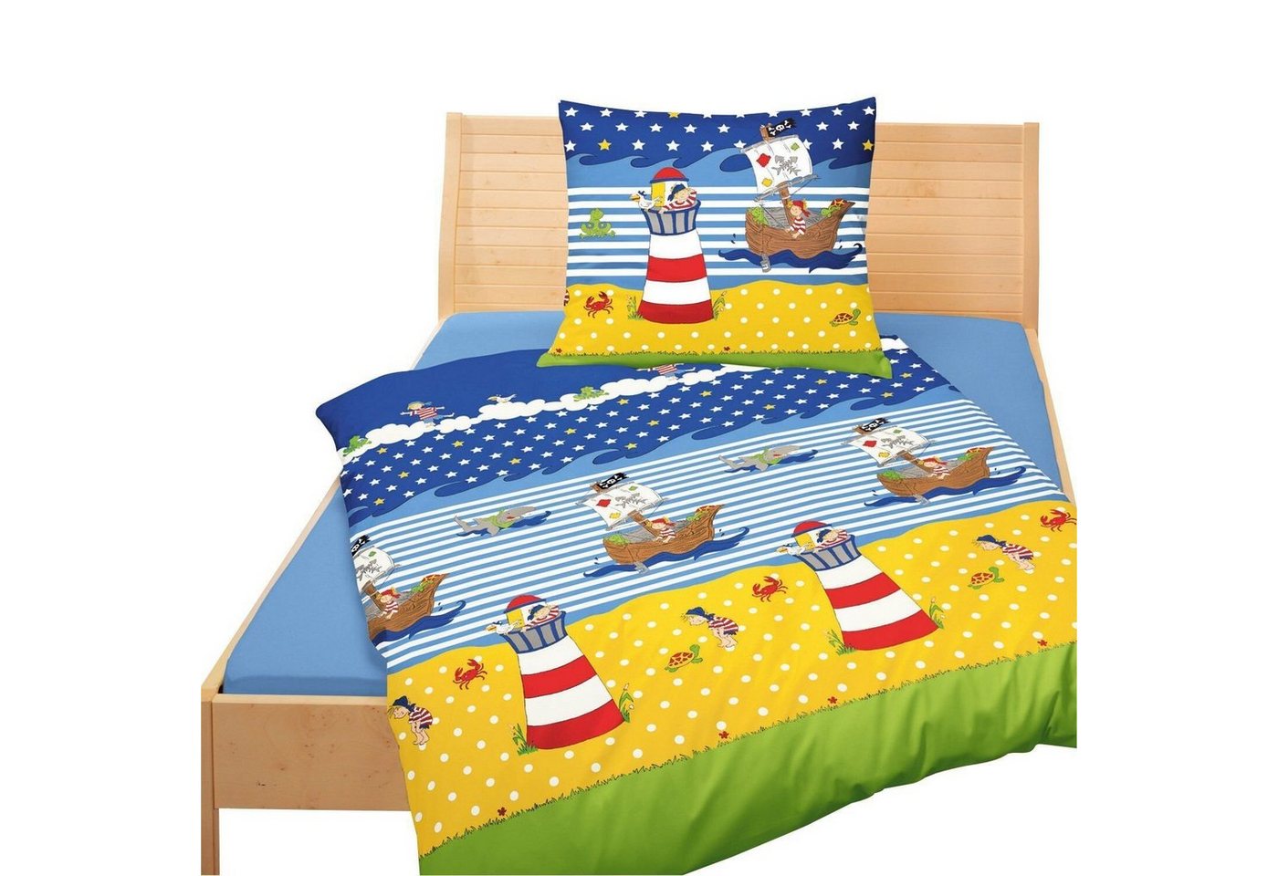 BIERBAUM Kinderbettwäsche Sonne Strand & Meer 135 x 200 cm BIERBAUM Kinderbettwäsche Sonne Strand & Meer 135 x 200 cm von BIERBAUM