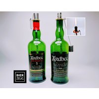 Whisky-Öllampe "Ardbeg" | Handgemachte Öllampe Aus Ardbeg Whisky Flaschen Upcycling Deko Individuelles Geschenk Schottland von BIERZEUG