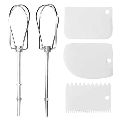 1 Paar Edelstahl-Schneebesen, 3-Teiliger Mehlschaber, Kuchencremeschaber, Brotschneider, Haushaltsbackwerkzeuge. von BIFHIG