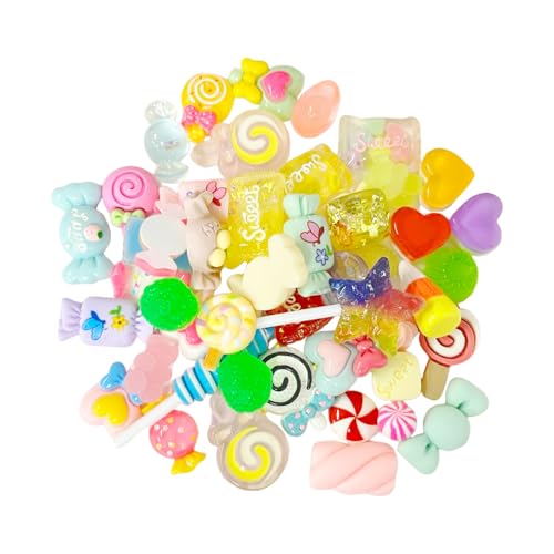 BIFHIG 50 Süße Süßigkeiten-Accessoires, Handgefertigte Harzmaterialien, Geeignet Für DIY-Handyhüllen Und Sammelalben. BIFHIG 50 Süße Süßigkeiten-Accessoires, Handgefertigte Harzmaterialien, Geeignet Für DIY-Handyhüllen Und Sammelalben. von BIFHIG