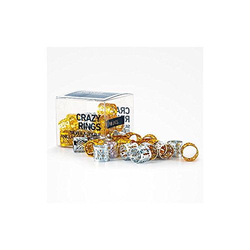 BIFULL Crazy Rings Silver & Gold 1UD, Einfarbig, Estándar von BIFULL