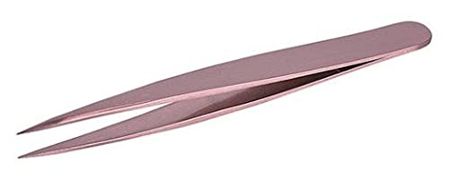 BIFULL PINK Bronze Ergonomic Zange, feine Spitze, 9,5 cm, Schwarz, Estandar von BIFULL