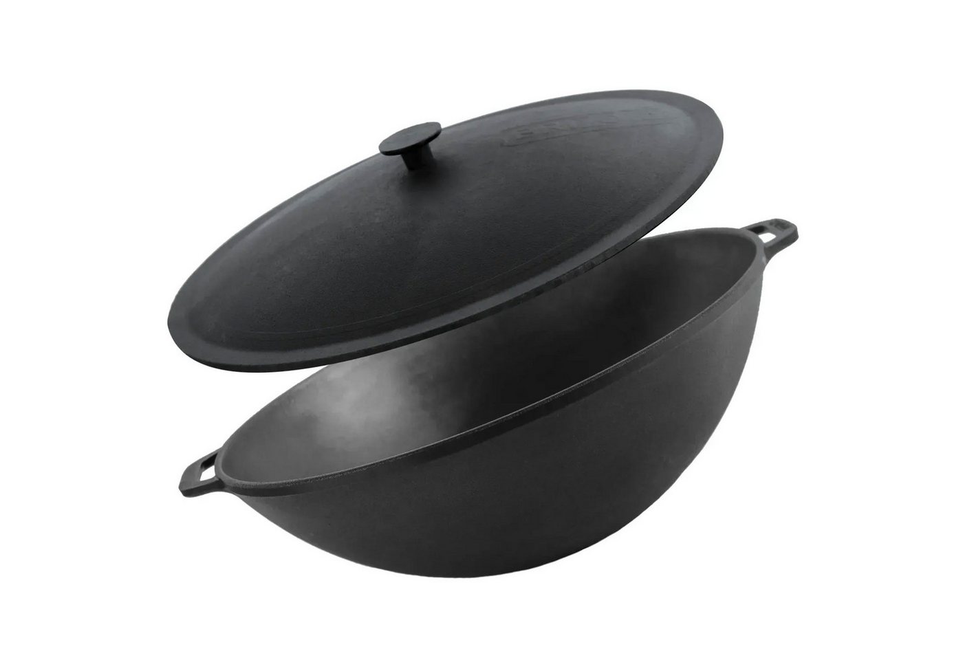 BIG-PAN Wok Ø36cm Schmortopf Gusseisen 8L Gusseisendeckel BIG-PAN Wok Ø36cm Schmortopf Gusseisen 8L Gusseisendeckel von BIG-PAN