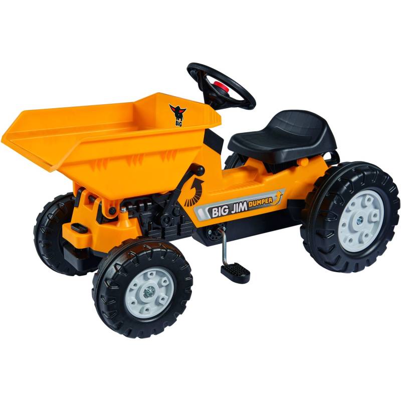 BIG Kinderkipper Spielfahrzeug Jim Dumper mit verstellbarem Sitz von BIG