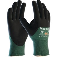 Schnittschutzhandschuhe MaxiCut®Oil™ 44-305 Gr.10 grün/schwarz EN 388 PSA II von BIG