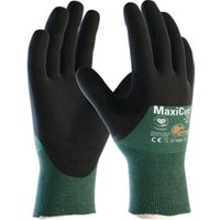 Schnittschutzhandschuhe MaxiCut®Oil™ 44-305 Gr.8 grün/schwarz EN 388 PSA II von BIG
