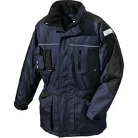 Winter-Parka AALBORG blau/schwarz Größe L von BIG