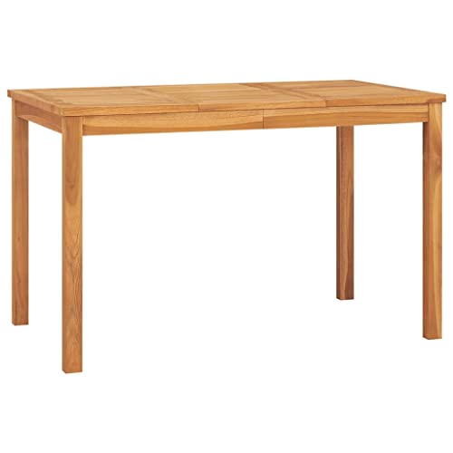 BIGBARLEY Gartentisch aus Holz, moderner und langlebiger Outdoor-Tisch, Garden Esstisch 120x70x77 cm Massiv Teakholz von BIGBARLEY