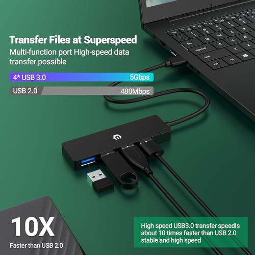 BIGBIG WON USB C Hub, 4 in 1 USB C Hub LAN mit Schnelle Datenübertragung, Multiport Adapter USB C für Desktop Computer, MacBook Pro/Air, iMac,Surface Pro, und weiteren Laptops BIGBIG WON USB C Hub, 4 in 1 USB C Hub LAN mit Schnelle Datenübertragung, Multiport Adapter USB C für Desktop Computer, MacBook Pro/Air, iMac,Surface Pro, und weiteren Laptops von BIGBIG WON