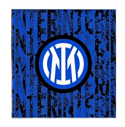 Papierservietten Inter 33 x 33 cm, Packung mit 20 Servietten, offizielles Produkt von BIGIEMME