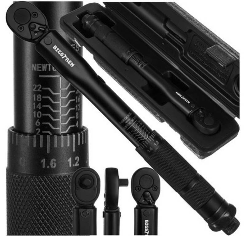 BIGSTREN Drehschlagschrauber Drehmomentschlüssel 1/4, 24 Nm, (Spar-Set, 1-tlg., praktisch langlebig), praktisches Verriegelungssystem von BIGSTREN